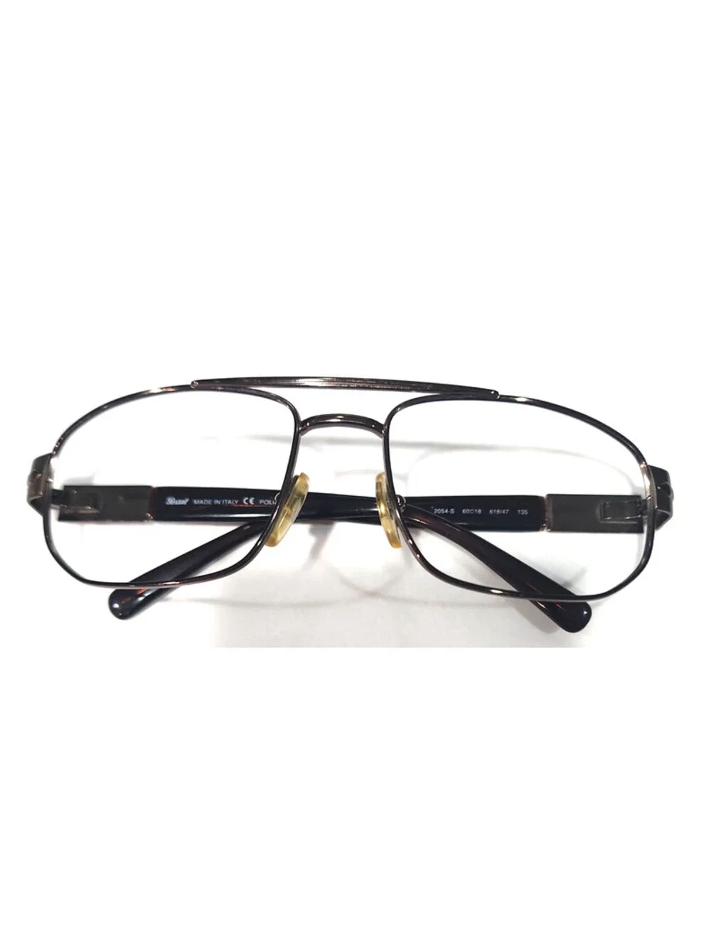 Persol 2054-S 618/47 Gunmetal Sunglasses Frame Italy 60-18 135